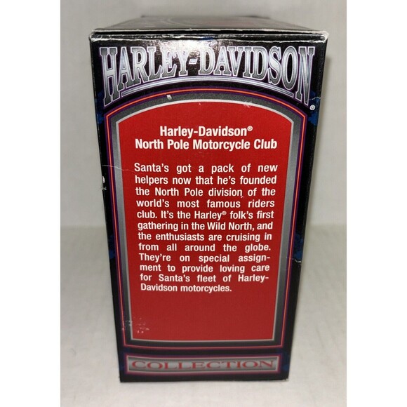 RARE HARLEY DAVIDSON CHRISTMAS ORNAMENT ELVES AND PENDGUIN HORN TEST AREA 1997 - Picture 15 of 16